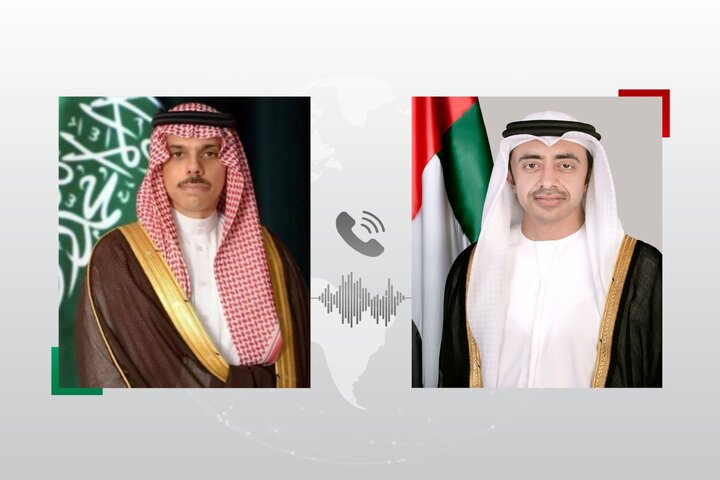 وزیران خارجه امارات و عربستان تلفنی گفت‌وگو کردند