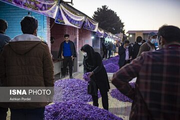 راه‌اندازی بازارچه خرید و فروش گُل زعفران در فاروج