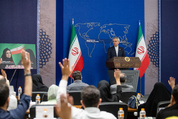 نشست خبری اسماعیل بقایی، سخنگوی وزارت امور خارجه