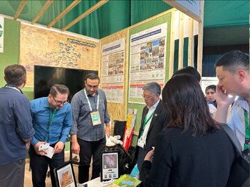 میزبانی غرفه ایران از هیئت چینی و متخصصان بین‌المللی در COP17