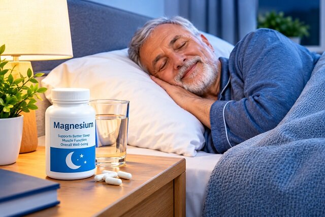 مکمل منیزیم، خواب راحت و حس خوب زندگی در دوره سالمندی