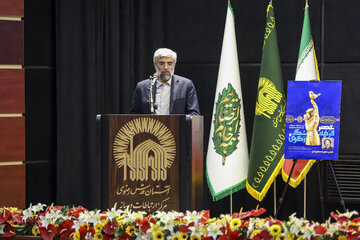 سخنرانی رضا خوراکیان، مدیر عالی حرم مطهر رضوی در آیین نکوداشت بزرگان عرصه فرهنگ و هنر رضوی - مشهد