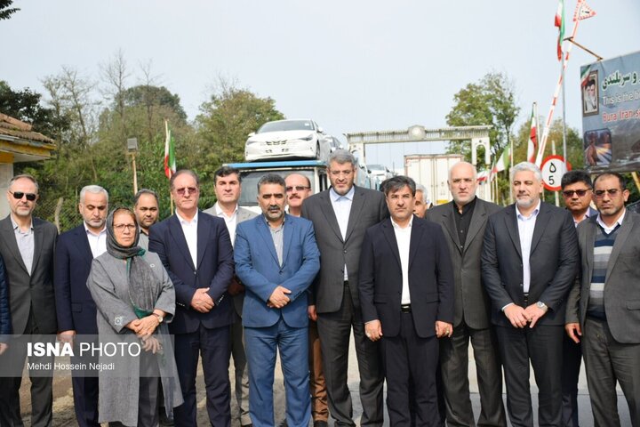 بازدید هیأت عالیرتبه اقتصادی استان تهران از زیرساخت‌های تجارت مرزی آستارا