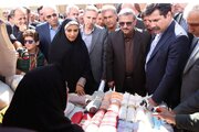 بازدید معاون رئیس‌جمهور از دهکده نساجی سنتی رویین در خراسان شمالی
