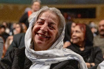 مرضیه برومند در آیین پایانی بیست و یکمین جشنواره نمایش عروسکی تهران مبارک