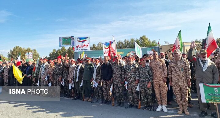 رزمایش مردمی «جانفدایان خوی» برگزار شد