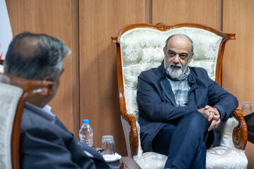 محمدعلی نادعلی‌زاده مدیرعامل ایسنا در دیدار با استاندار مرکزی