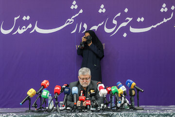 نشست خبری محمدرضا قلندرشریف، شهردار مشهد