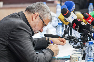 نشست خبری محمدرضا قلندرشریف، شهردار مشهد