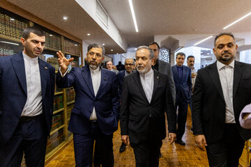 سید عباس عراقچی، وزیر امور خارجه در مراسم گشایش مرکز اسناد و موزه شهید کمال خرازی