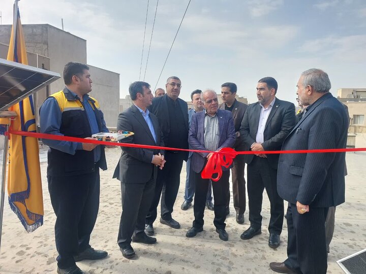 بهره‌برداری از پنل خورشیدی ۱۲ کیلوواتی مرکز پستی جنوب تهران