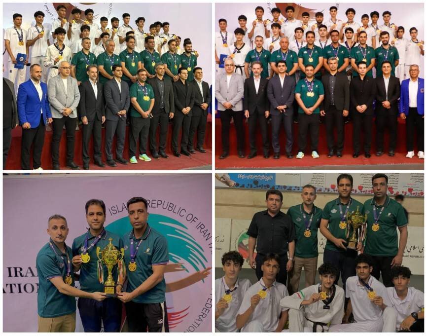 سهم پررنگ تکواندوکاران فارس در قهرمانی لیگ برتر نوجوانان کشور