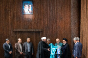 مراسم یادبود شهید لاریجانی در دانشگاه تهران