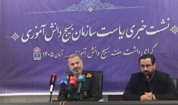 تشریح برنامه‌های هفته بسیج دانش‌آموزی توسط سردار مسلمی