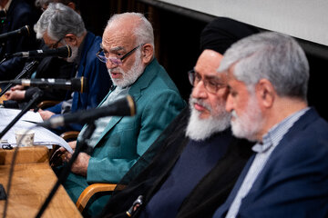 مراسم یادبود شهید لاریجانی در دانشگاه تهران