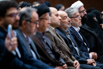 مراسم یادبود شهید لاریجانی در دانشگاه تهران