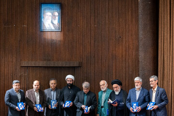 مراسم یادبود شهید لاریجانی در دانشگاه تهران