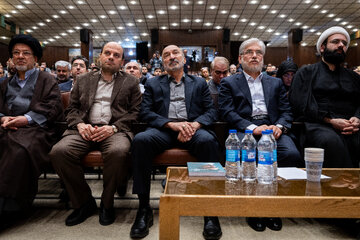 مراسم یادبود شهید لاریجانی در دانشگاه تهران