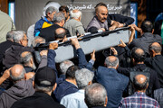 مراسم تشییع پیکر محسن راستانی - عکاس پیشکسوت