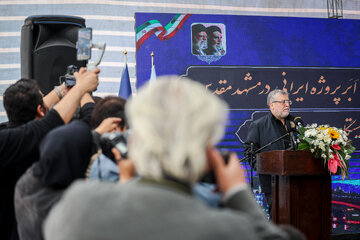 سخنرانی محمدرضا قلندر شریف، شهردار مشهد در آغاز عملیات اجرایی فاز دوم خط ۳ مترو - مشهد