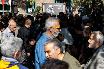 مراسم تشییع پیکر محسن راستانی - عکاس پیشکسوت