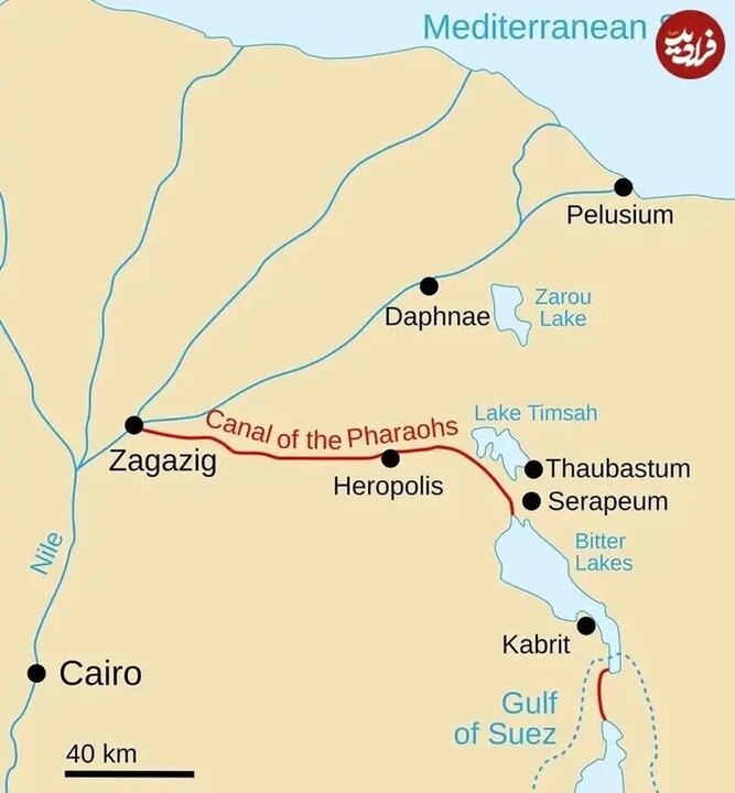 داریوش چگونه «کانال سوئز» را ساخت؟