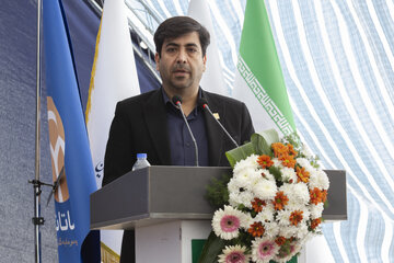سیدمحمد علمی، شهردار قزوین، در مراسم آغاز عملیات اجرایی بزرگترین پروژه سرمایه‌گذاری شهرداری قزوین