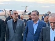 وزیر اقتصاد و دارایی وارد آذربایجان غربی شد