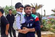 آیین استقبال از مدال آوران خوزستانی مسابقات جهانی کشتی فرنگی - اهواز