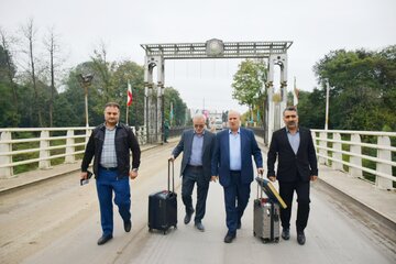 ورود رئیس فدراسیون فوتبال ایران به کشور از مرز آستارا