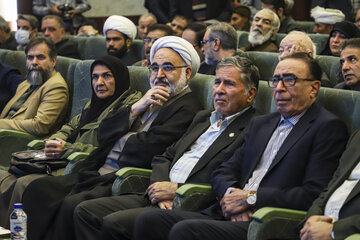 حسنعلی اخلاقی امیری، نماینده مردم مشهد و کلات در مجلس شورای اسلامی در آیین نکوداشت نامداران فرهنگ و هنر - مشهد