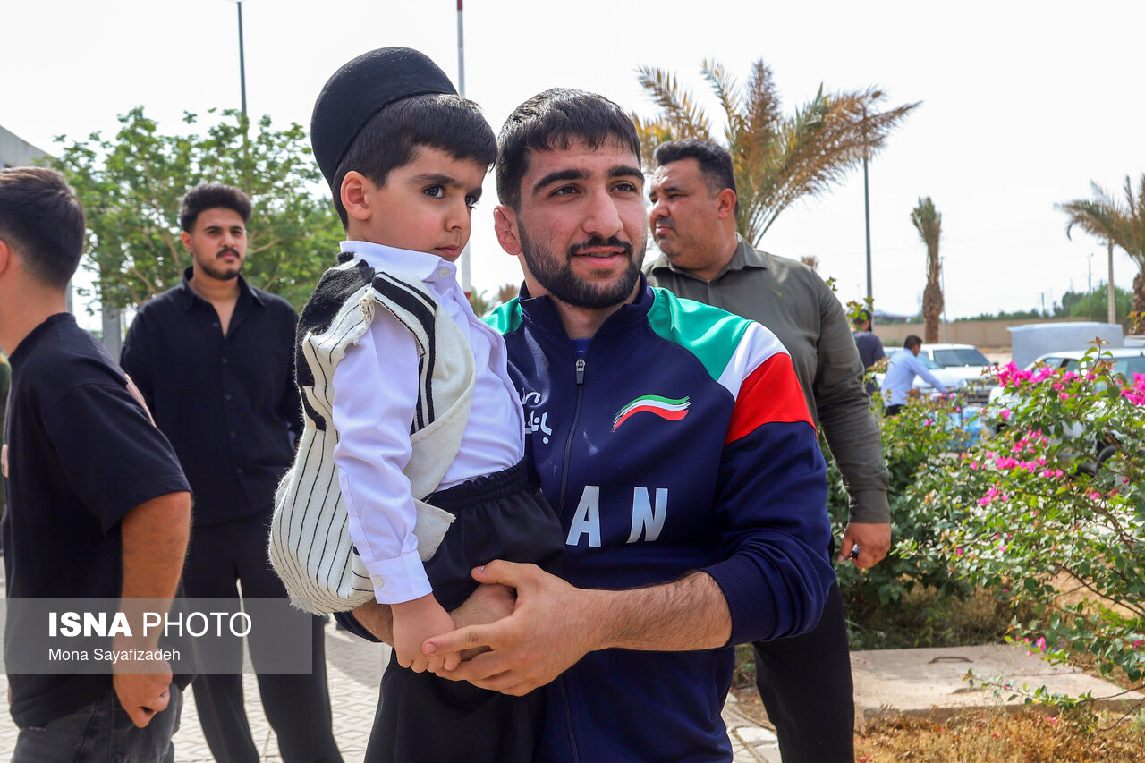 آیین استقبال از مدال آوران خوزستانی مسابقات جهانی کشتی فرنگی - اهواز