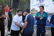 استقبال پرشور شهروندان اهوازی از همایش پیاده‌روی و جشنواره ورزشی «صبح نشاط»