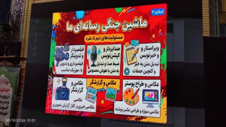 نوجوانان مازندران، وارثان خطشکنی لشکر ۲۵ کربلا در میدان جهاد رسانهای