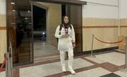 مبینا فلاح با دو مدال طلای کاپ آسیایی عراق به زادگاهش یزد بازگشت