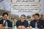 استاندار سمنان: حل مسئله آب گرمسار و آرادان در اولویت پیگیری‌های ملی قرار دارد
