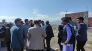 بررسی چالش‌های بخش بروات و طرح‌های توسعه مسکن روستایی توسط فرماندار بم