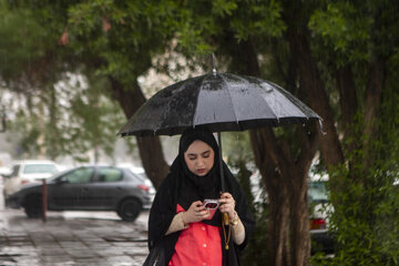 نخستین باران پاییزی در اهواز