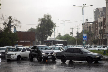 نخستین باران پاییزی در اهواز