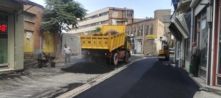 توزیع بیش از ۵ هزار تن آسفالت، طی پنج ماه نخست امسال