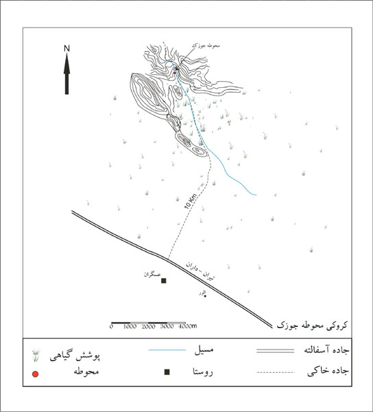 کشف  سفال های متعلق به هزاره چهارم قبل از میلاد در محوطه جوزک اصفهان
