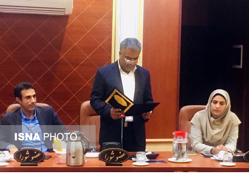 مراسم تحلیف حیدری زاده، عضو جدید شورای شهر بندرعباس برگزار شد
