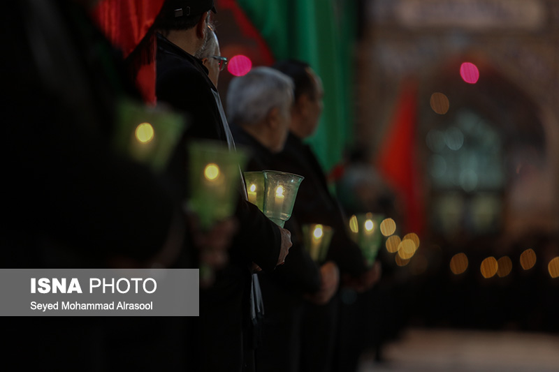 آئین خطبه‌خوانی شب شهادت امام رضا(ع) در حرم رضوی و بقاع متبرکه کشور