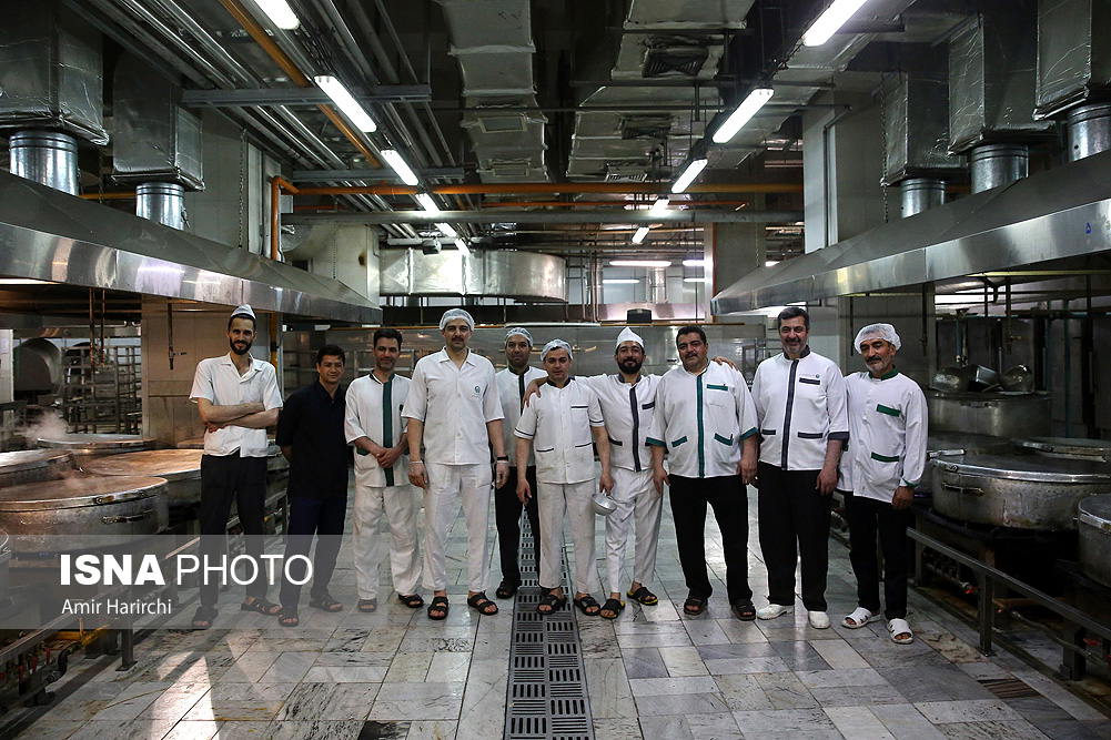 آشپزخانه و مهمان‌سرای حرم امام رضا (ع) در ماه مبارک رمضان