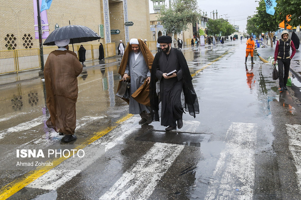 هوای قم عصر امروز بارانی می‌شود/کاهش 11درجه‌ای دمای قم تا فردا