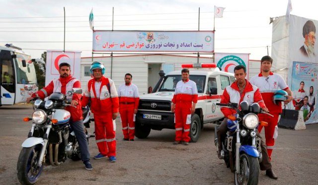 آماده باش 150 امدادگر هلال احمر قم برای مقابله با سیل احتمالی