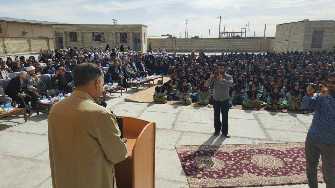 افتتاح مدرسه دخترانه سمیه شهر ادیمی باحضور استاندار - ایسنا