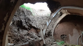 تصاویر ادامه تخریب یک مسجد تاریخی در البرز