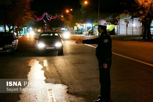 جریمه ۲۰۰ هزار تومانی ۶۲۵ هزار خودرو در البرز به دلیل تردد شبانه

