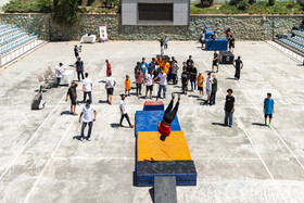 مسابقه قهرمانی پارکور استان البرز